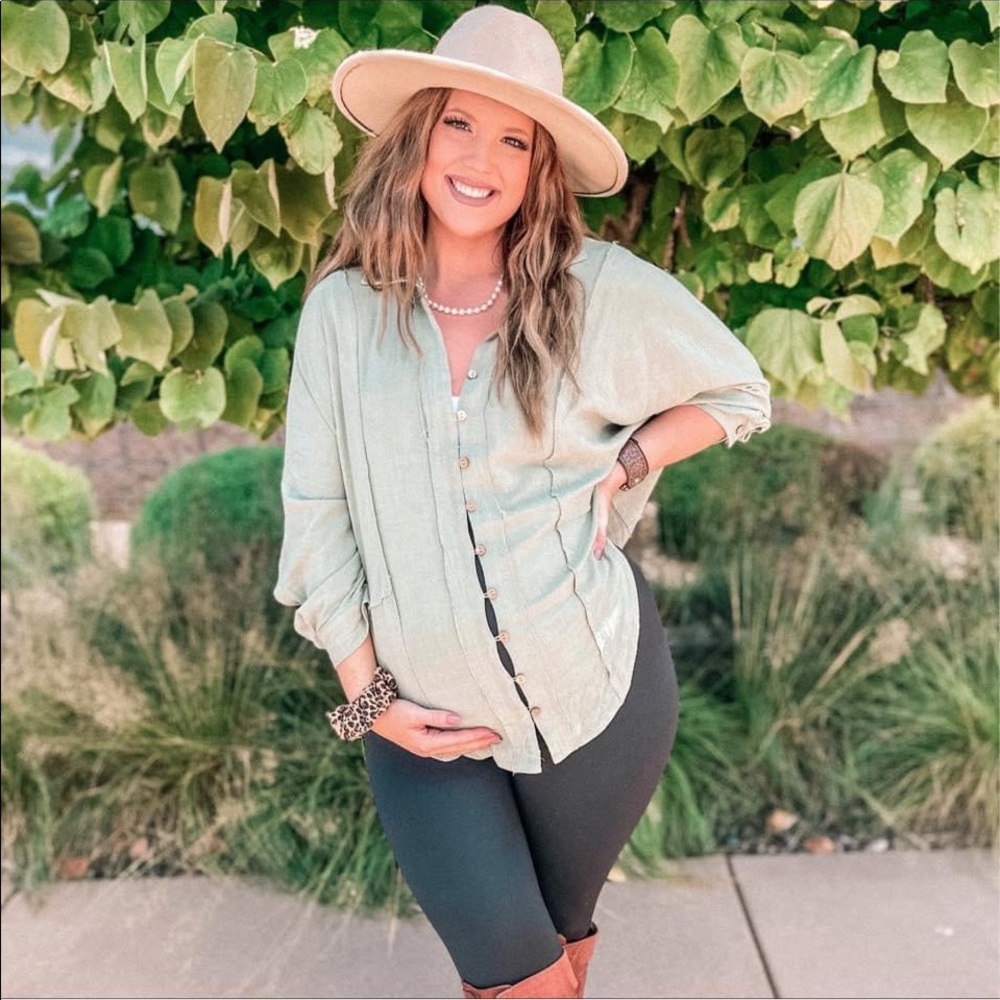 Oversized button down